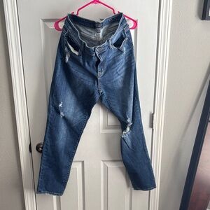 Judy Blue Men's Relaxed Fit Distressed Denim